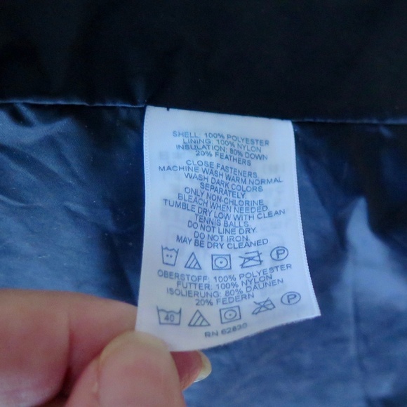 Lands End Down Filled Puffer Vest - Red Royal Stewart Tartan - Picture 7 of 8